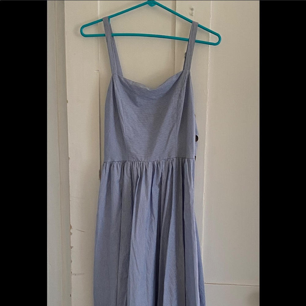 Urban Outfitters Pinstripe Midi Dress